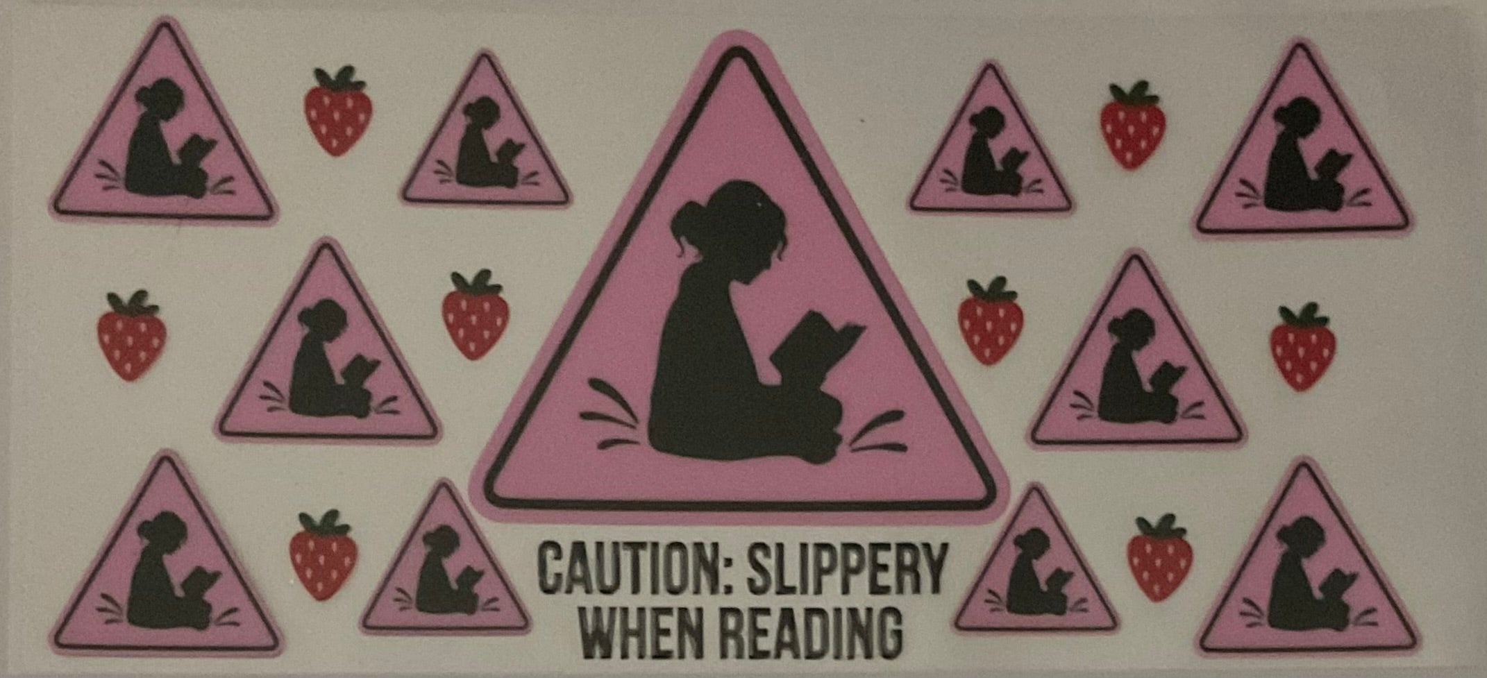 Caution slippery when reading