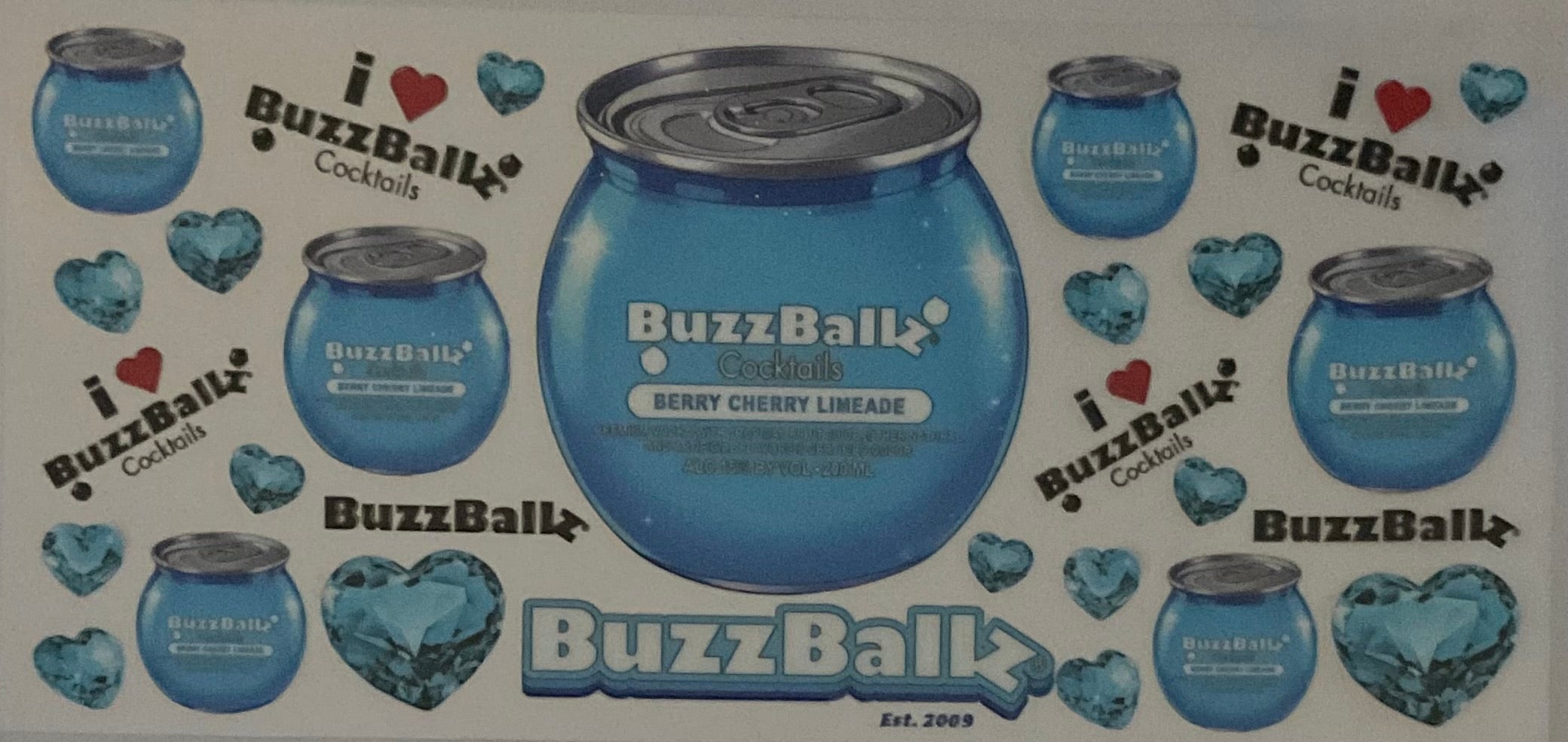 Blue buzzball