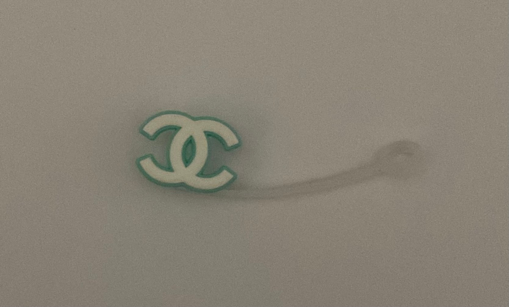 Cc blue straw topper