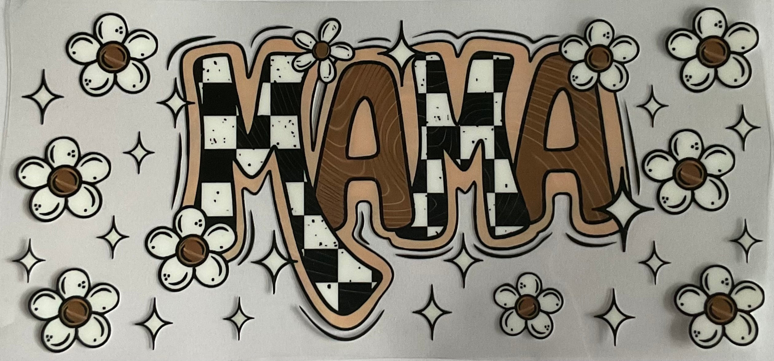 Mama and flowers