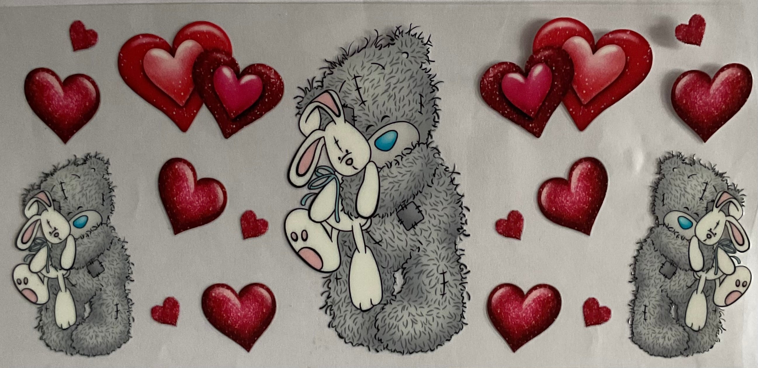 Me 2 u bear with hearts