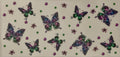 Rhinestone butterflies