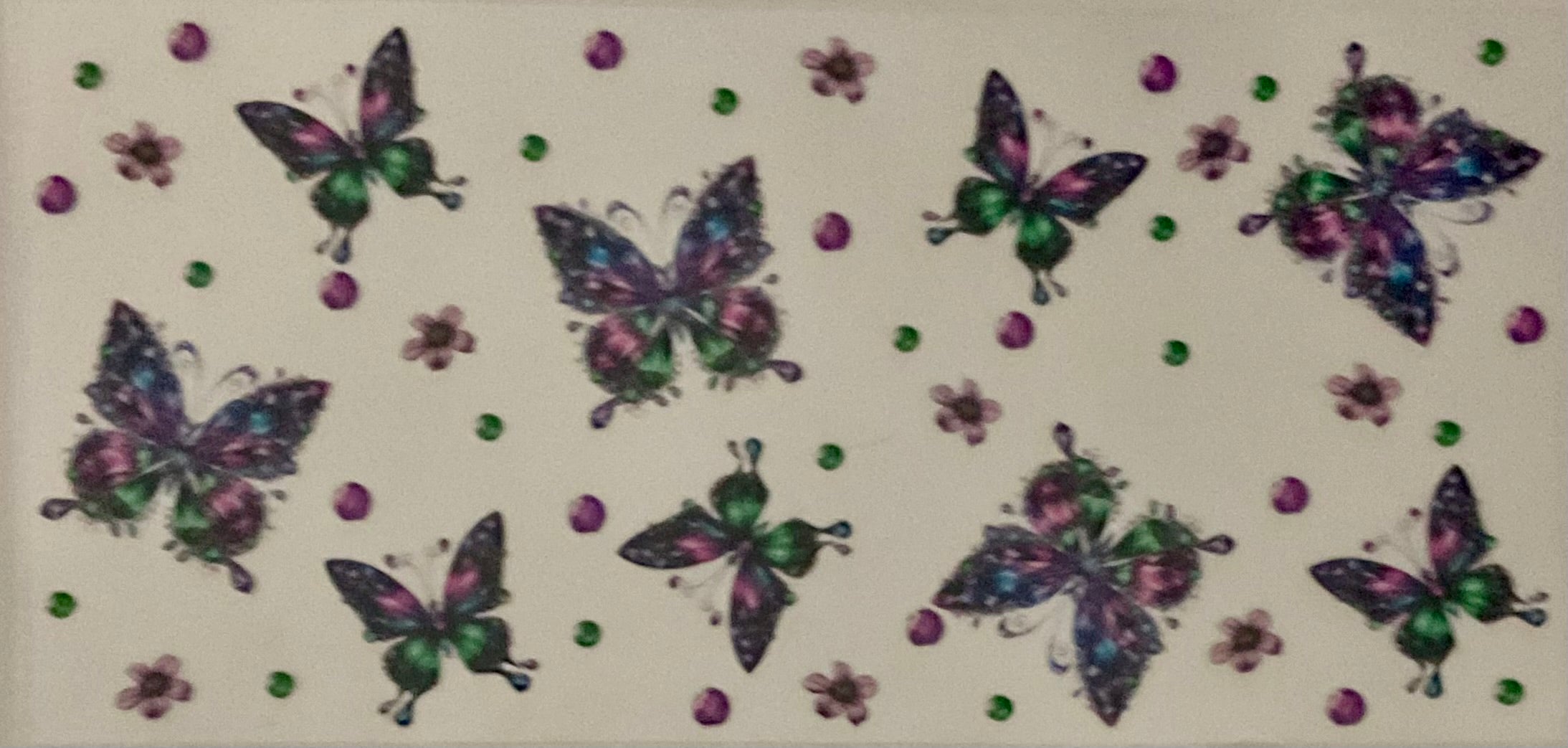Rhinestone butterflies
